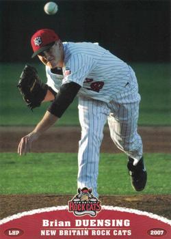 2007 Grandstand New Britain Rock Cats #6 Brian Duensing Front