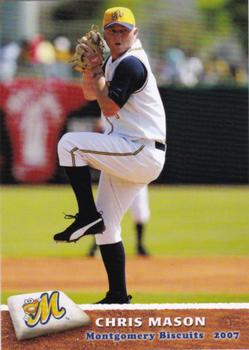 2007 Grandstand Montgomery Biscuits #19 Chris Mason Front