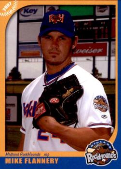 2007 Grandstand Midland RockHounds #11 Mike Flannery Front