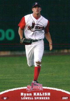 2007 Grandstand Lowell Spinners #NNO Ryan Kalish Front