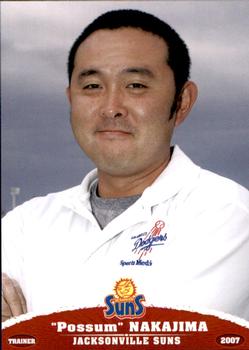 2007 Grandstand Jacksonville Suns #NNO Yosuke Nakajima Front