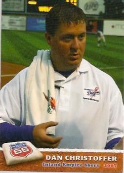 2007 Grandstand Inland Empire 66ers #NNO Dan Christoffer Front