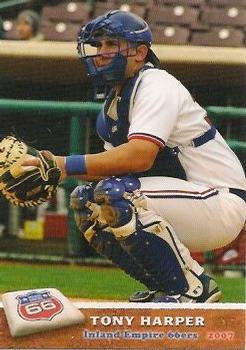 2007 Grandstand Inland Empire 66ers #NNO Tony Harper Front