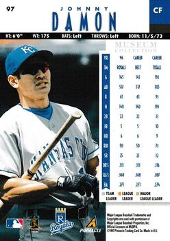 1997 New Pinnacle - Museum Collection #97 Johnny Damon Back