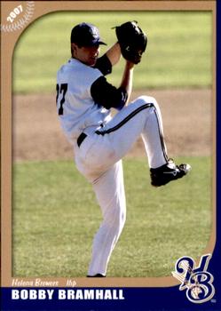 2007 Grandstand Helena Brewers #NNO Bobby Bramhall Front