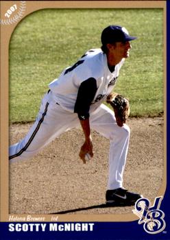 2007 Grandstand Helena Brewers #NNO Scotty McKnight Front