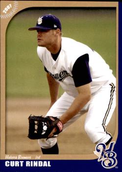 2007 Grandstand Helena Brewers #NNO Curt Rindal Front