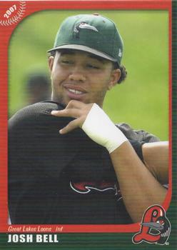 2007 Grandstand Great Lakes Loons #NNO Josh Bell Front