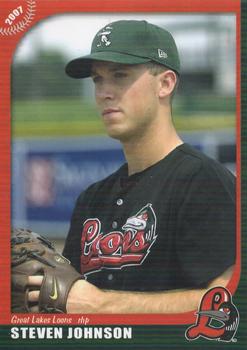 2007 Grandstand Great Lakes Loons #NNO Steven Johnson Front