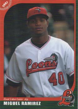 2007 Grandstand Great Lakes Loons #NNO Miguel Ramirez Front