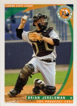 2007 Grandstand Florida State League Top Prospects #NNO Brian Jeroloman Front
