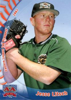 2007 Grandstand Eastern League Top Prospects #NNO Jesse Litsch Front