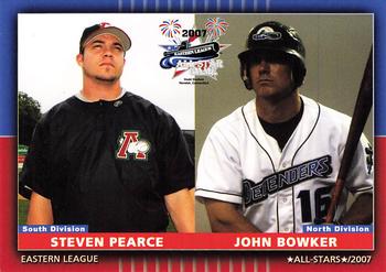2007 Grandstand Eastern League All-Stars #NNO Steven Pearce / John Bowker Front