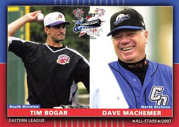 2007 Grandstand Eastern League All-Stars #NNO Tim Bogar / Dave Machemer Front