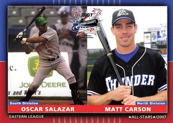 2007 Grandstand Eastern League All-Stars #NNO Oscar Salazar / Matt Carson Front