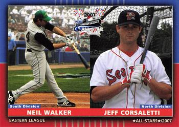 2007 Grandstand Eastern League All-Stars #NNO Neil Walker / Jeff Corsaletti Front