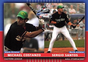 2007 Grandstand Eastern League All-Stars #NNO Michael Costanzo / Sergio Santos Front