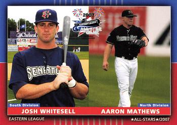 2007 Grandstand Eastern League All-Stars #NNO Josh Whitesell / Aaron Mathews Front