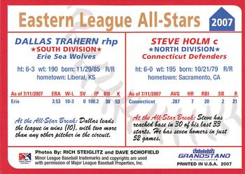 2007 Grandstand Eastern League All-Stars #NNO Dallas Trahern / Steve Holm Back