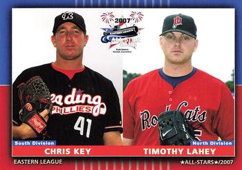 2007 Grandstand Eastern League All-Stars #NNO Chris Key / Timothy Lahey Front