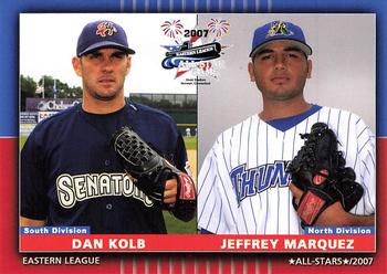 2007 Grandstand Eastern League All-Stars #NNO Dan Kolb / Jeffrey Marquez Front