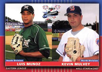 2007 Grandstand Eastern League All-Stars #NNO Luis Munoz / Kevin Mulvey Front