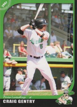 2007 Grandstand Clinton LumberKings #NNO Craig Gentry Front