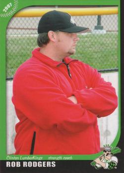 2007 Grandstand Clinton LumberKings #NNO Rob Rodgers Front