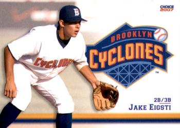 2007 Choice Brooklyn Cyclones #11 Jake Eigsti Front