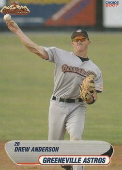 2007 Choice Greeneville Astros #02 Drew Anderson Front
