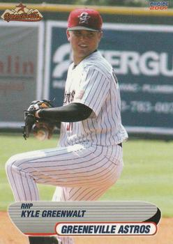 2007 Choice Greeneville Astros #13 Kyle Greenwalt Front