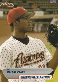 2007 Choice Greeneville Astros #20 Rafeal Parks Front