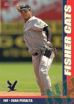 2007 Choice New Hampshire Fisher Cats #18 Juan Peralta Front