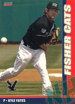 2007 Choice New Hampshire Fisher Cats #25 Kyle Yates Front