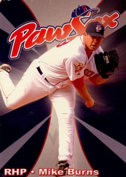 2007 Choice Pawtucket Red Sox #5 Mike Burns Front