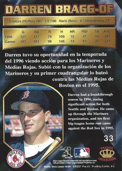 1997 Pacific Crown Collection - Silver #33 Darren Bragg Back