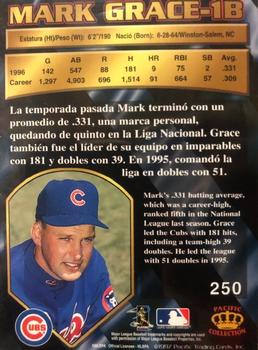 1997 Pacific Crown Collection - Silver #250 Mark Grace Back