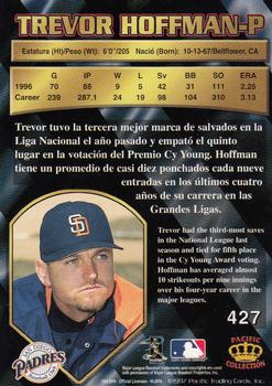 1997 Pacific Crown Collection - Silver #427 Trevor Hoffman Back