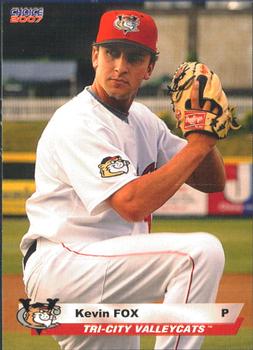 2007 Choice Tri-City ValleyCats #15 Kevin Fox Front