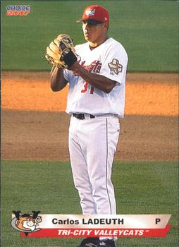 2007 Choice Tri-City ValleyCats #22 Carlos Ladeuth Front