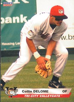 2007 Choice Tri-City ValleyCats #09 Collin Delome Front