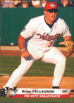 2007 Choice Tri-City ValleyCats #26 Brian Pellegrini Front