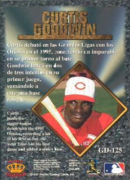 1997 Pacific Prism Invincible - Gems of the Diamond #GD-125 Curtis Goodwin Back