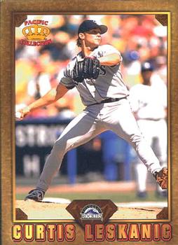 1997 Pacific Prism Invincible - Gems of the Diamond #GD-135 Curtis Leskanic Front