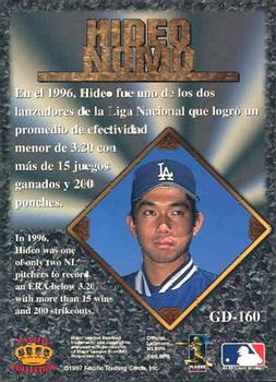 1997 Pacific Prism Invincible - Gems of the Diamond #GD-160 Hideo Nomo Back
