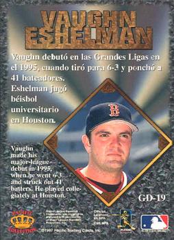 1997 Pacific Prism Invincible - Gems of the Diamond #GD-19 Vaughn Eshelman Back