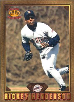 1997 Pacific Prism Invincible - Gems of the Diamond #GD-208 Rickey Henderson Front