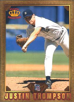 1997 Pacific Prism Invincible - Gems of the Diamond #GD-46 Justin Thompson Front