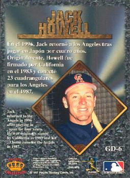 1997 Pacific Prism Invincible - Gems of the Diamond #GD-6 Jack Howell Back