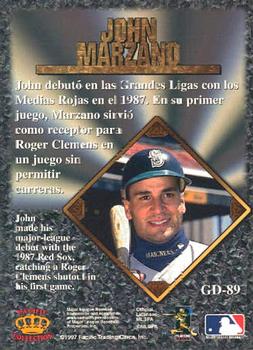 1997 Pacific Prism Invincible - Gems of the Diamond #GD-89 John Marzano Back
